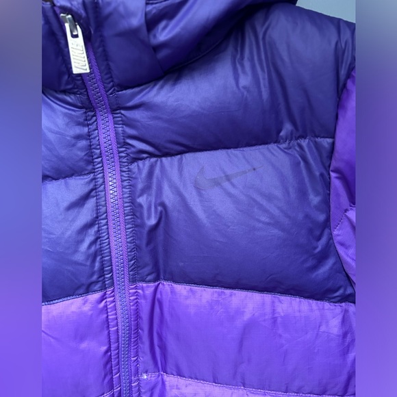 NIKE youth size XL winter purple puffer jacket - Picture 4 of 11